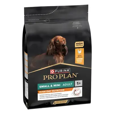 PURINA® PRO PLAN® Small & Mini Adult s EVERYDAY NUTRITION a vysokým obsahem kuřete