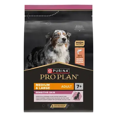 PURINA® PRO PLAN® Medium & Large Adult 7+ Sensitive Skin, losos