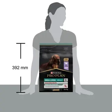 PURINA® PRO PLAN® Small & Mini Adult Dog Sensitive Digestion GRAIN FREE, krůta