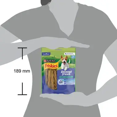 Friskies Dental Fresh pamlsky pro psy 3v1 S