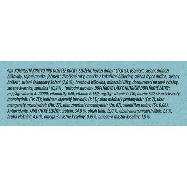 Purina ONE Dual Nature Sterilised granule pro kočky spirulina, hovězí