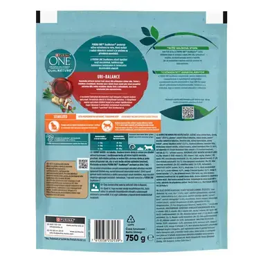 Purina ONE Dual Nature Sterilised granule pro kočky brusinka, losos