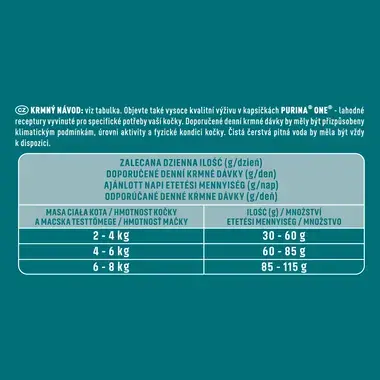 Purina ONE Bifensis Adult granule pro kočky kuře