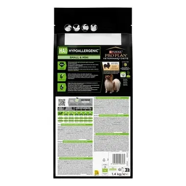 ​PURINA® PRO PLAN® VETERINARY DIETS Canine HA Hypoallergenic Small&Mini, granule pro psy 1,4 kg