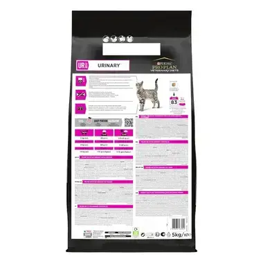 ​PURINA® PRO PLAN® VETERINARY DIETS Feline UR St/Ox Urinary, granule pro kočky s kuřetem - zadní strana