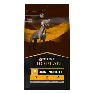 PURINA® PRO PLAN® Canine JM Joint Mobility, granule pro psy - pohled na přední stranu obalu