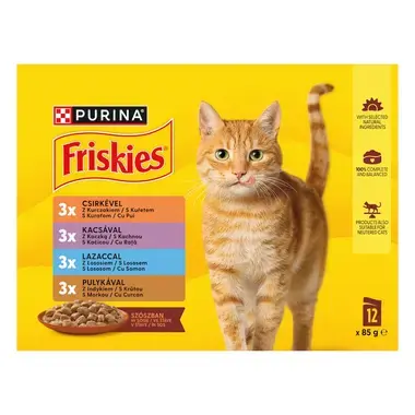 Friskies® Multipack pro dospělé kočky kuře - přední strana