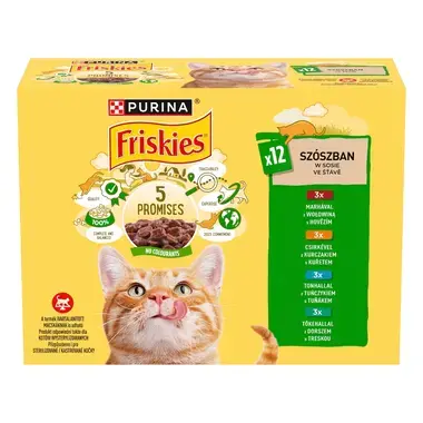 Multipack ve šťávě (hovězí/kuře/tuňák/treska) - přední strana