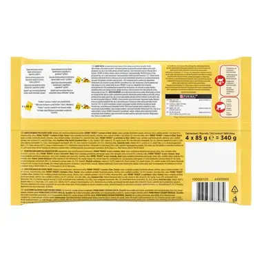FRISKIES® multipack ve šťávě (losos/tuňák/treska/sardinky) - zadní strana obalu