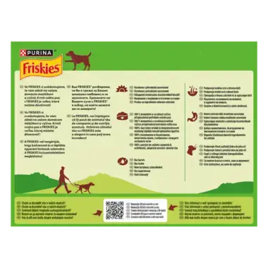 Friskies® Dog Adult multipack v želé (mix) - zadní strana
