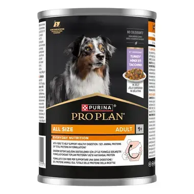 PRO PLAN ALL SIZE ADULT Everyday Nutrition konzerva pro psy s krůtou v želé