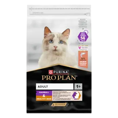 PURINA® PRO PLAN® ADULT HAIRBALL CARE s lososem 10kg