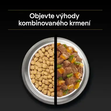 rozdělená miska - objevte výhody kombinovaného krmení