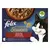 Felix Sensations Sauces multipack výběr s hovězím, jehněčím, krůtou a kachnou v lahodné omáčce 12x85 g