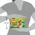 Friskies® Dog Adult multipack v želé (mix) - porovnání s velikostí postavy člověka