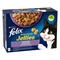 Felix Sensations Jellies multipack výběr s jehněčím, makrelou, treskou, krůtou v lahodném želé 12x85 g