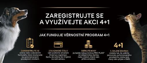 Zaregistrujte se a využívejte akci 4+1