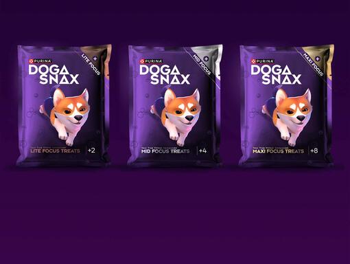 3 typy pamlsků PURINA DOGASNAX