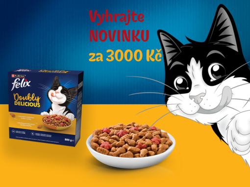 Purina Felix® - banner vyhrajte krmivo za 3000 Kč